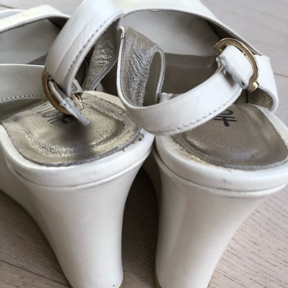 Hotic  high heel white shoes - Picture 7 of 8